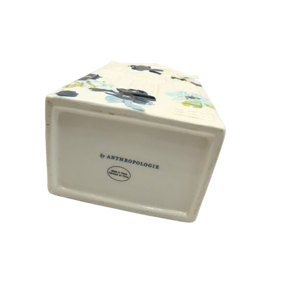 Anthropologie Floral Ceramic House Vase - No Linger Available - Picture 4 of 8